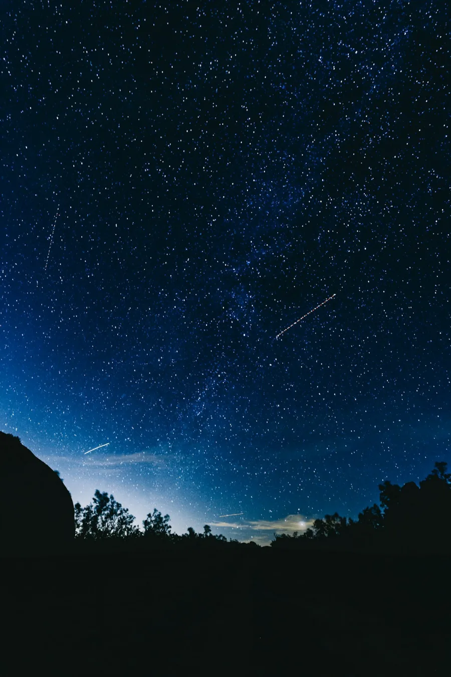 Cielo nocturno estrellado